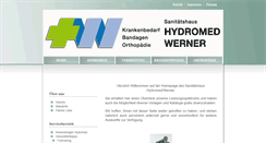 Desktop Screenshot of hydromed-werner.com